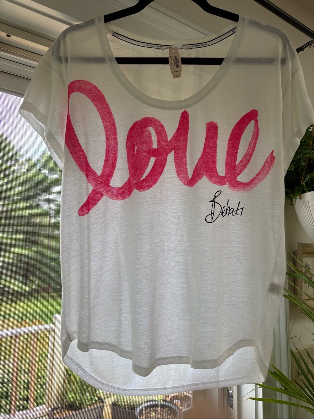 Victoria’s Secret white T-shirt